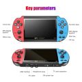 MP5 X7 4.3" HD Color Screen PSP TV Video Game Console Retro Handheld Game Player. 