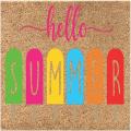 Summer Floor Mats Holiday Mats Welcome Door Mats Polyester Door Mat Beach Non Slip Floor Mat Flower Doormat. 