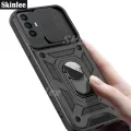 Phone Case for Sharp Aquos V6 plus Back Cover Hard Armor Shockproof Camera Protection Handphone Casing for Sharp Aquos V6 + Phone Cases Navigation Holder Ring Cover. 