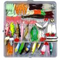 bellylady 75pcs/94pcs/122pcs/142pcs Fishing Lures Set Spoon Hooks nnow Pilers Hard Lure Kit In Box Fishing ear Accessories. 