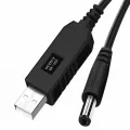 USB to DC Power Cable 5V to 12V DC Power Converter Router Cable Module 5.5x2.1mm. 
