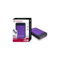 Original Transcend 1TB StoreJet 25H3 External Hard Drive (USB 3.1). 