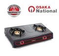 Double Gas Cooker Stainless Steel Cosmo Burner. 