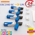 5 pcs ESC250D FTTH UPC Single-Mode Fiber Optic SC UPC Quick Fast Field Assembly Connector For Drop Cable. 