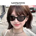 MATEYOYO Women Foldable Sunglasses Ladies' Retro Cat Eye Sunglasses Fashion Narrow Frame Sunglasses UV400 Protection Polarized Sunglasses Eyes Protection Eyewear Sun Glasses For Women Driving Hiking. 
