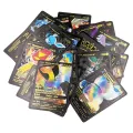 【DIV MALL】EN 54pcs Pokemon Metal Card Box Golden Letters ES Playing Cards Metalicas Charizard Vmax Gx Collection Card Case. 