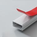 High Quality 1m Wire Conduit Rectangle Self-Adhesive Cable Trunking PVC Anti-extrusion Cord Hider Floor. 