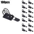 Cable Strap Ties Cable Management Clips Adjustable Nylon Clamps Organizer with Adhesive Tape Cable Clips for Home. 