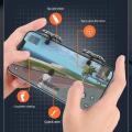 Mobile Phone Game Trigger Gamepad Joystick 6-Finger Aim L1 R1 Key Button For Phone Android For PUBG Game Controller. 