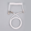 Mechanical Keyboard Coiled Cable Wire Type C Usb Port Coiling Cable Desk Computer Gaming Keyboard Accessories. 