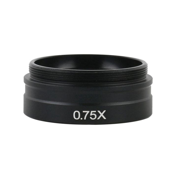 Professional Monocular Microscope Auxiliary Objective Barlow Lens 0.75X ...