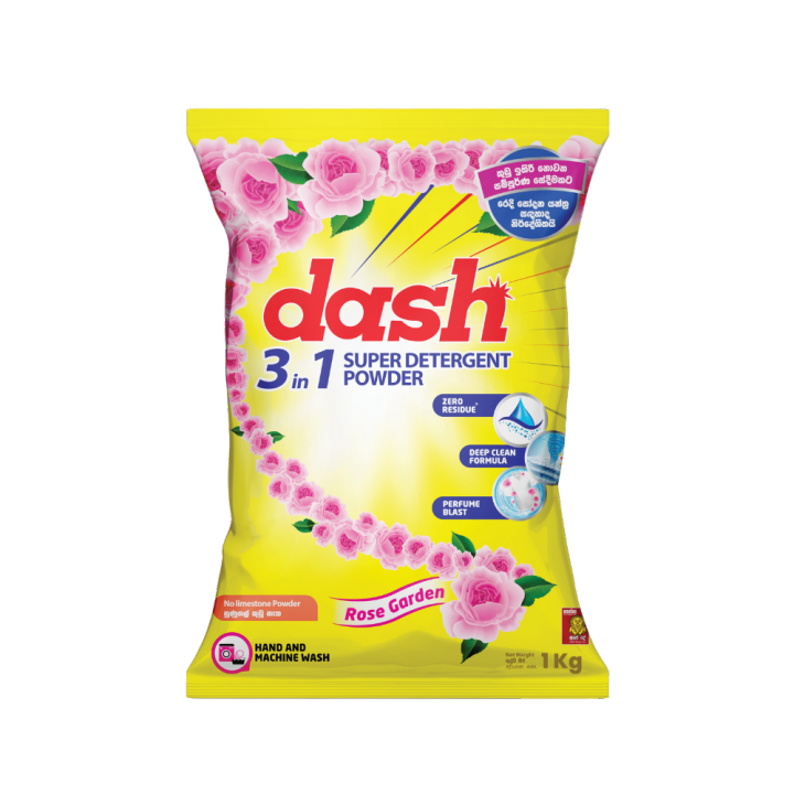 Dash Super Detergent Powder Rose 1kg