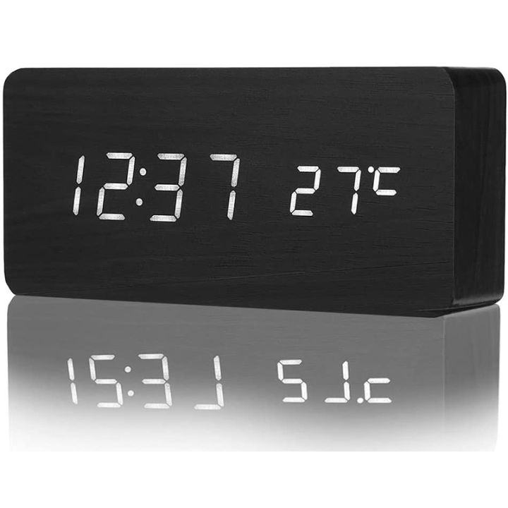 Single Face Led Digital Alarm Clock Bedroom Bedside Table Digital Watch ...