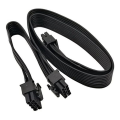 15Pc ATX CPU 8 Pin Male to Dual PCIe 2X 8 Pin (6+2) Male Power Adapter Cable for Modular Power Supply(63cm+23cm). 