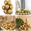 Gold Chrome Metallic Balloons for Party 50 pcs 12 inch Thick Latex balloons for Birthday Wedding Engagement Anniversary Festival Picnic Family Party Decorations-Gold. 