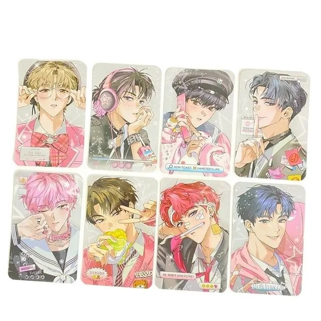 【The Quiet Page】8 Pcs Korean Manhwa Debut Or Die Lomo Card Park Moondae Ryu Chungwoo Cartoon Characters Photo Cards Fans Collection