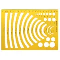 Professional Architectural Template Ruler Drawing Stencil Measuring Tool Student. 