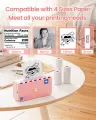 Phomemo M04AS Mini Portable Printer Paper Thermal Photo Printer Wireless Inkless Labeler 304dpi Label Maker Printer Machine. 