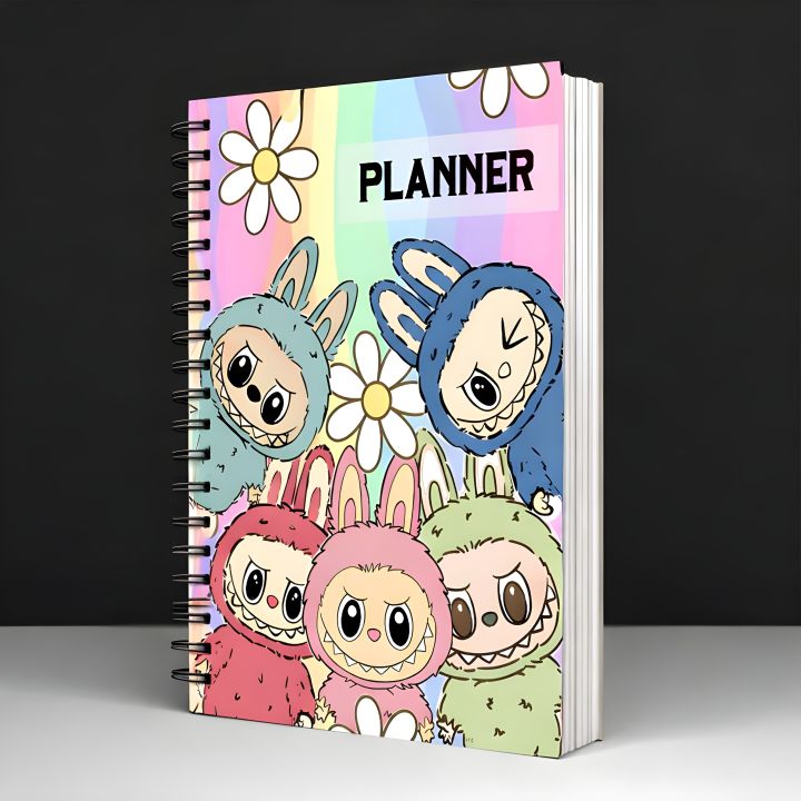 LABUBU Year Planner | Note Book | Monthly Planner | Weekly Planner ...
