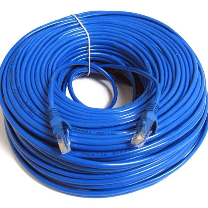 150ft 50m Blue 150' Ft Rj45 Cat6 Ethernet Lan Network Internet Computer Patch Cable