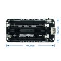 Two Voltage 18650 Lithium Battery Shield V8 Mobile Power Expansion Board Module 5V/3A 3V/1A Micro USB For Arduino ESP32 ESP8266. 