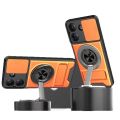 For Xiaomi Poco M7 F7 F6 17 16 15 14T Redmi Note 15 14 13 Pro Plus Case Slide Camera Cover Lens Protector with 360 Rotating Ring Kickstand Shockproof Phone Case for Women Men. 