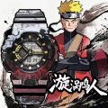 Anime One Piece Collaboration Graffiti Style Watch for Men and Women, Luminous Alarm Clock, Sports Electronic Watch for Women. 