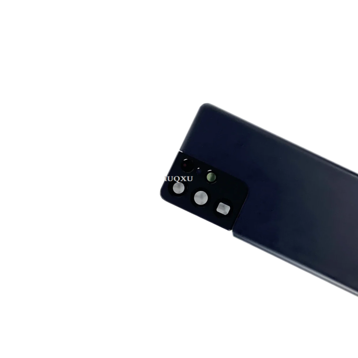 IUQXU New For Samsung Galaxy S21 ULTRA Back Cover Panel Rear Door Housing Case Camera Lens Replace