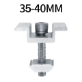 SRIWEN 8Pack Solar Panel Mounting Brackets, Solar Panel End Clamps, Centre Clamps, for PV Solar Panel Solar Module 35mm. 