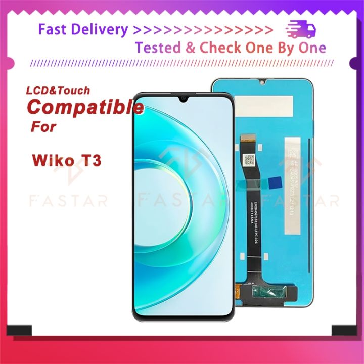 T3 6.6Tested For Wiko T3 lcd W-V770 LCD Display Touch Digitizer Assembly Replacement mobile Parts phone Screen V770 Wiko T3 lcd