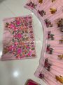 Georgette Embroidered Lehenga. 
