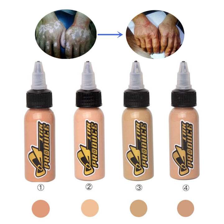30ml/Bottle 4 Color Skin Tone Color Tattoo Ink For Professional Tattoo ...