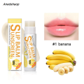 Anedshaop Sunscreen Lip Balm SPF 30 UVA Protection Lips Moisturizer Lipstick Sun Care Coconut Banana Colorless Watermelon Flavor. 