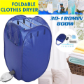 2X Portable Electric Clothes Dryer Folding Travel Air-O-Dry Clothes Warm Cloth Dryer Wardrobe with Accessories-EU Plug. 