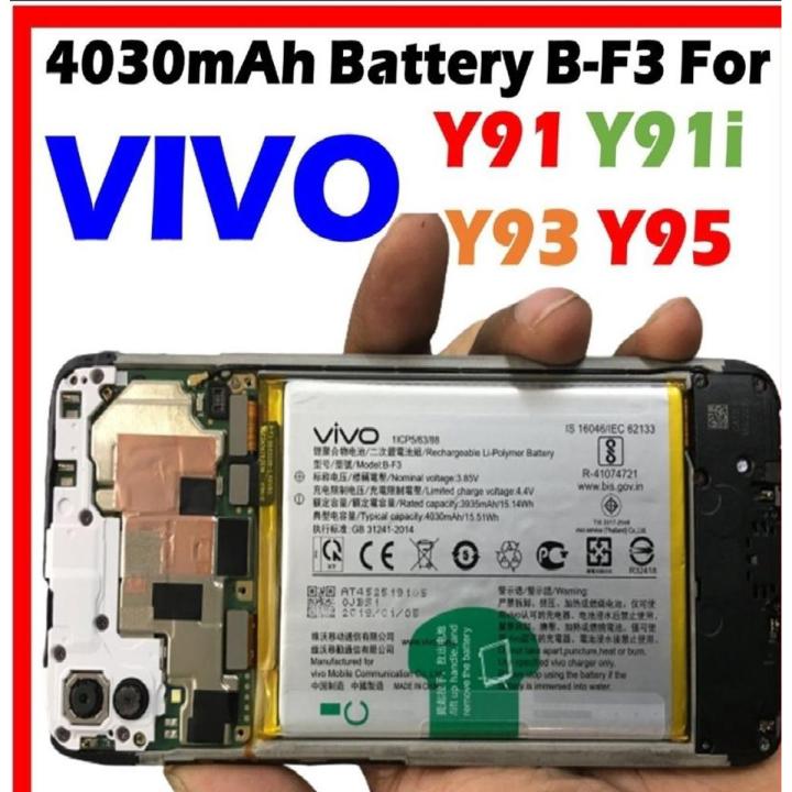 VIVO Mobile Battery Y90 Y90i Y95 Y93 Y91 Y91i (B-F3)  3.85V 3935mAh B-F3 battery For VIVO Y93 Y93S Y93ST V1815 V1818C V1818CA V1818CT Battery