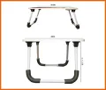 Cartoon printed heavy laptop study table Random Style, Smart Multi-Purpose Cartoon Printed Laptop Table with Dock Stand/Study Table/Bed Table/Foldable and Portable Table, Portable Laptop Desk, Folding Wooden Bed Table for Children, Kids Activity Table. 