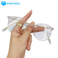 Anti Blue Light Glasses Anti Eyestrain Round Frame Anti-radiation No Degree Lightweight Eye Protection Eyewear Clear Lens Fake Computer Eyeglasses for Office. 