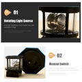 LEDs Solar Lights Garden Rotating Lights Tower Shape Solar Powered LEDs Hanging Lamp Pathway Lawn Patio Backyard Lighting Decoration Outdoor Waterproof Landscape Lamp. 