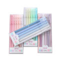 6Pcs/box Morandi Color Gel Pen Kawaii Office School Student Stationery Supplies Signing Pen Water Pen Neutral Pen. 