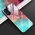 Vantime for vivo Y03 / Y03t 4G Case Starry Sky Phone Back Hard Glass Cover. 