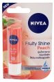 NIVEA Peach Shine Lip Care Delights Your Lips With Its Delicious Peach Aroma, A Fabulous Shimmer And Soft Glossy Colour (Npsl). 