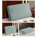 2sql Waterproof Zippered Memory Foam Rebound Quilted Latex Pillowcase Contour Pillow Case Protector Pillow Cover. 