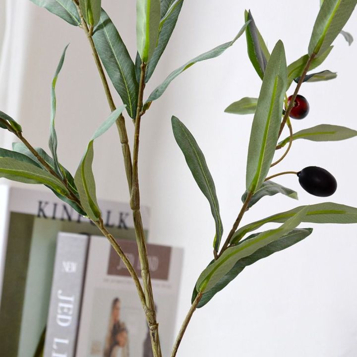 4%20Fork%20Artificial%20Olive%20Branch%20Plastic%20Elegant%20Olive%20Tree%2095cm%20Handmade%20Simulated%20Olive%20Leaf%20Living%20Room%20Desktop%20-%20Image%203