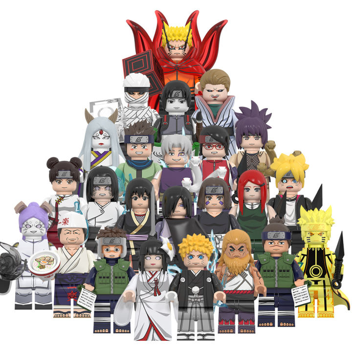 Compatible with LEGO Anime Naruto Series Otsutsuki Momoshiki Uchiha Sasuke Building Block Figure Toy