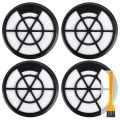 4 Pack Filters Compatible for Eureka NEN110A NEN110B,NEN110D Bagless Canister Vacuum Cleaner. 