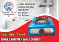 Stainless Steel single gas cooker Burner. 