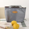 Gray Candy Colored Lunch Bags Versatile Blue Pink Cold And Fresh Preservation Bags Oxford Cloth+Aluminum Foil 30 * 20cm. 