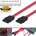 Sata Data Cable SATA HDD Hard Drive HD Data Signal extension cable up to 150MBps without buckle Serial SATA ATA RAID DATA HDD Hard Drive Signal Cable 1.6ft. 