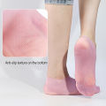 Spa Silicone Socks Moisturizing Gel Socks Foot Care Tools To Exfoliate And Prevent Dry Cracks Dead Skin Removal Protector. 