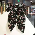 Bow Hair Clip Korea Fashion Big Bow Ribbon Hair Tie Small Fresh Floral Hairpin Nicle. 